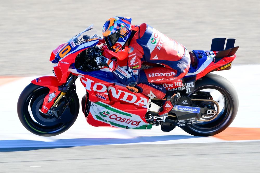 Luca Marini, Honda HRC, con la seat winglet