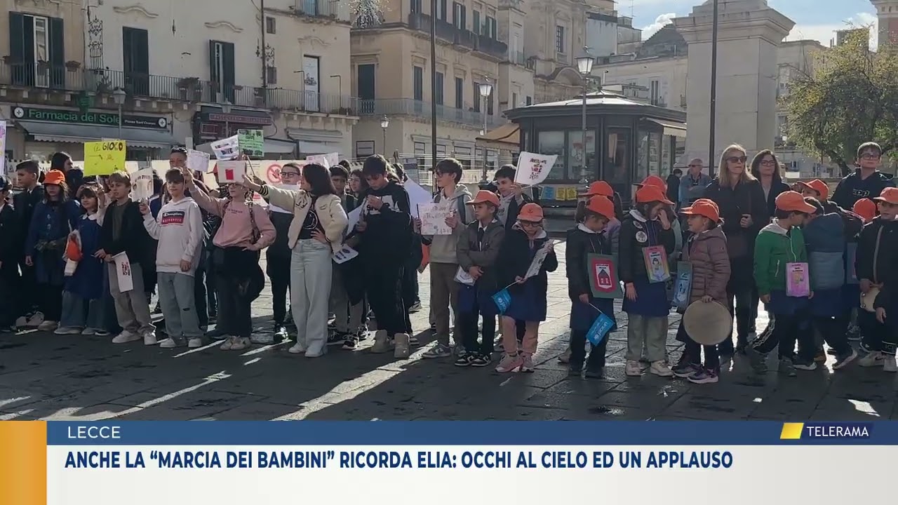 Anche la “Marcia dei bambini” ricorda Elia: occhi al cielo ed un applauso - Telerama News