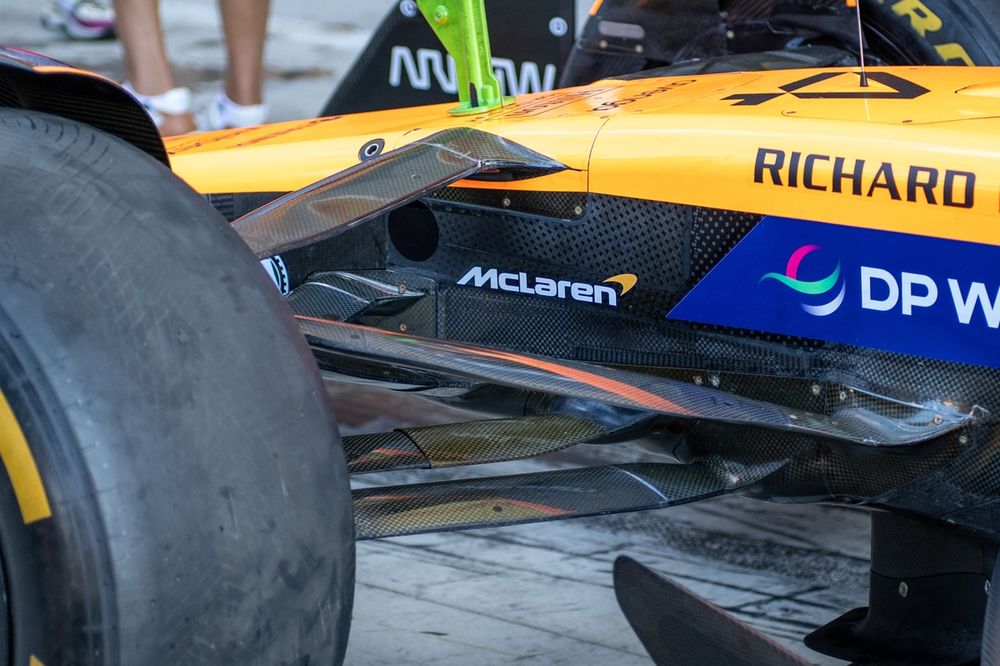 McLaren MCL39: la sospensione pull rod anteriore