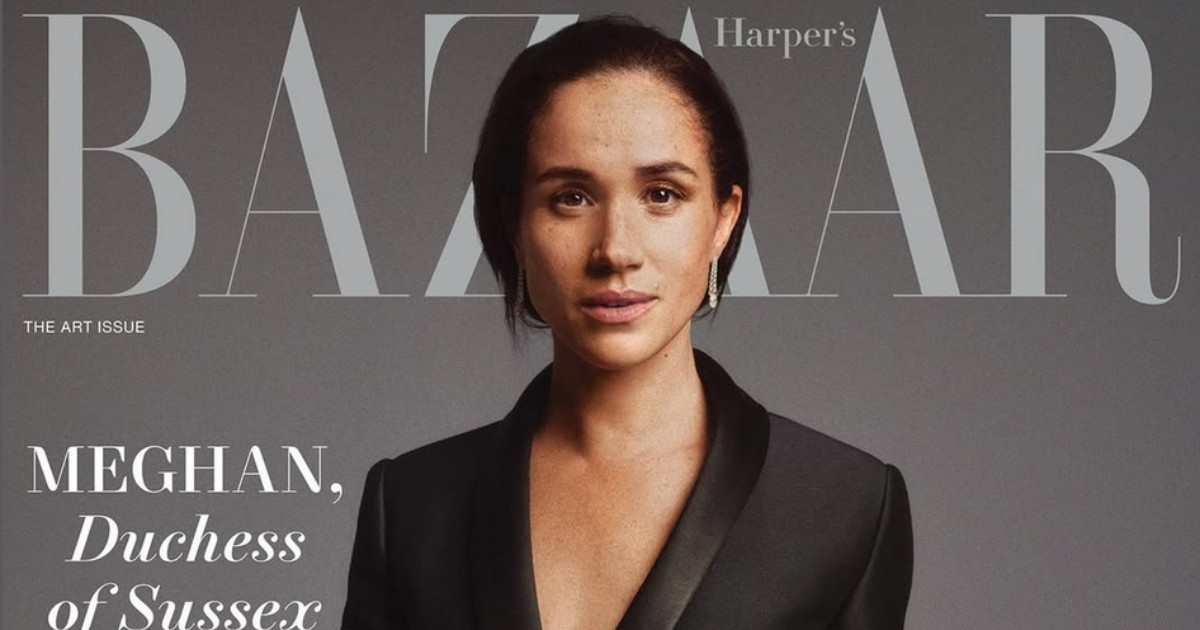 Meghan Markle senza trucco su Harper's Bazaar: «Harry mi proteggerà sempre»