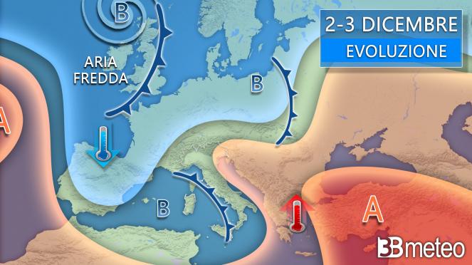 Meteo 2-3 dicembre
