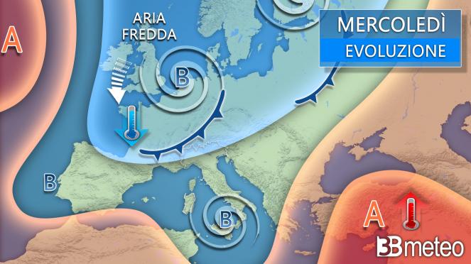 Meteo mercoledì