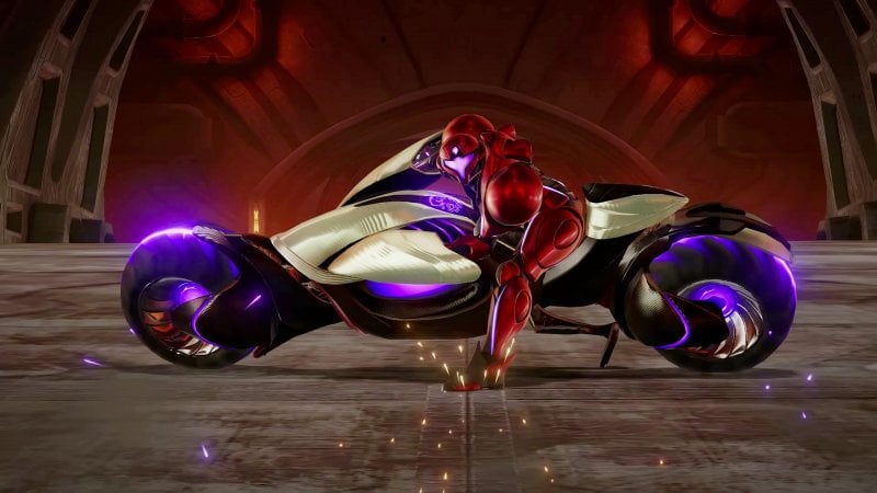 Vi-O-la, la moto con cui Samus si sposterà da un punto all'altro di Viewros, è sicuramente una delle aggiunte che hanno fatto più discutere. Vi-O-la, la moto con cui Samus si sposterà da un punto all'altro di Viewros, è sicuramente una delle aggiunte che hanno fatto più discutere.