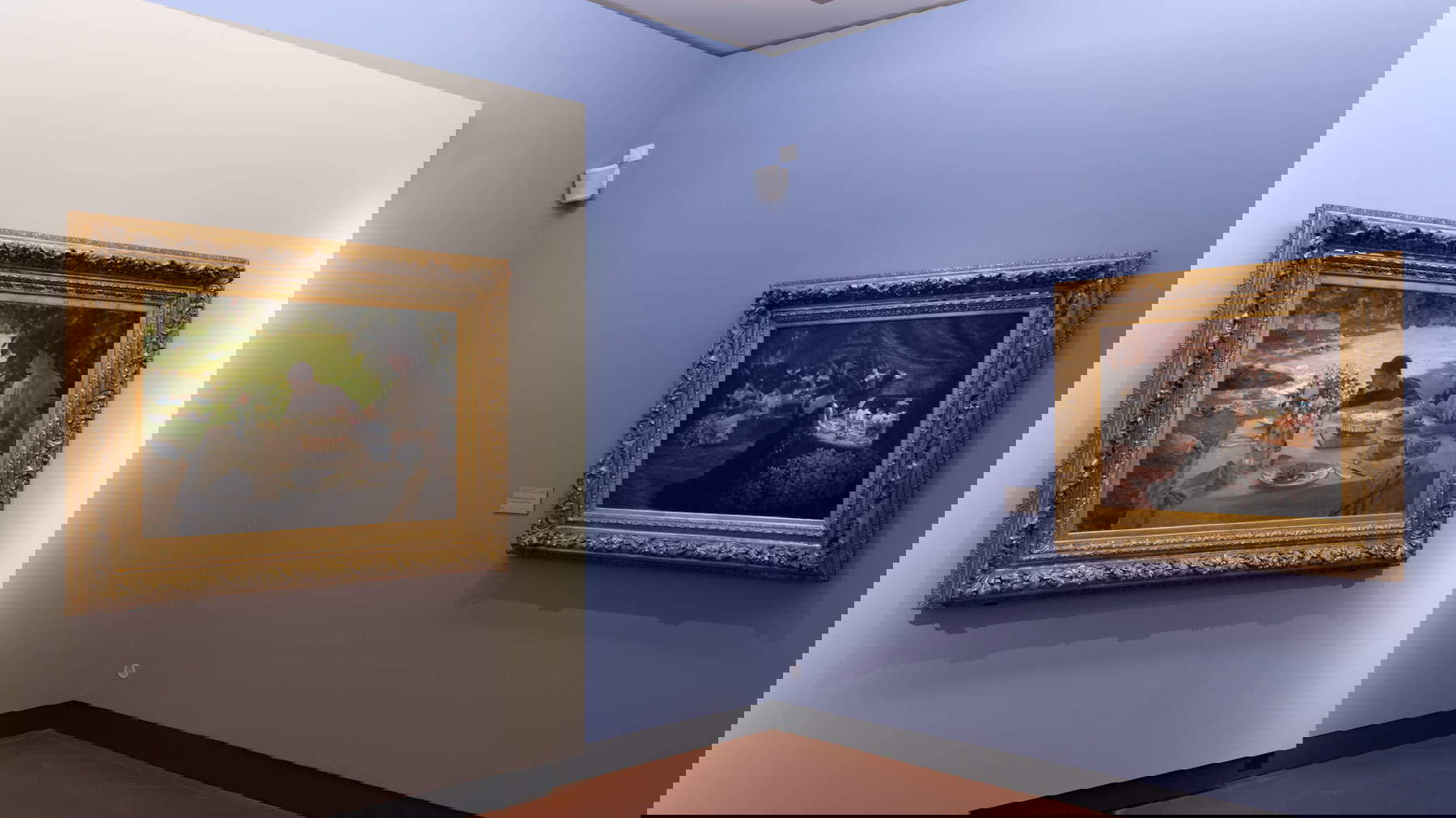 Allestimenti della mostra. Foto: Unosei - Artinvideo