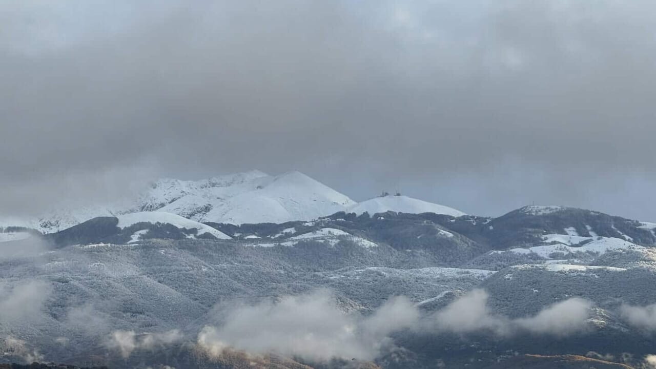 Neve a Roma e nel Lazio novembre 2025