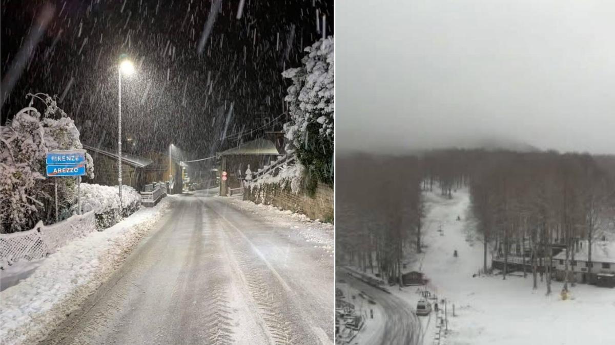 Neve e vento forte in Toscana, allerta prorogata. Scatta il rischio ghiaccio, ecco dove