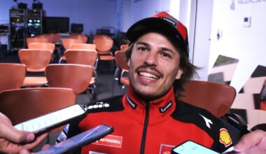 MotoGP 2025. GP di Valencia. Nicolò Bulega sull'aerodinamica MotoGP: "Quando hai tante moto davanti e freni sembra di entrare in un tunnel senza vento" - MotoGP