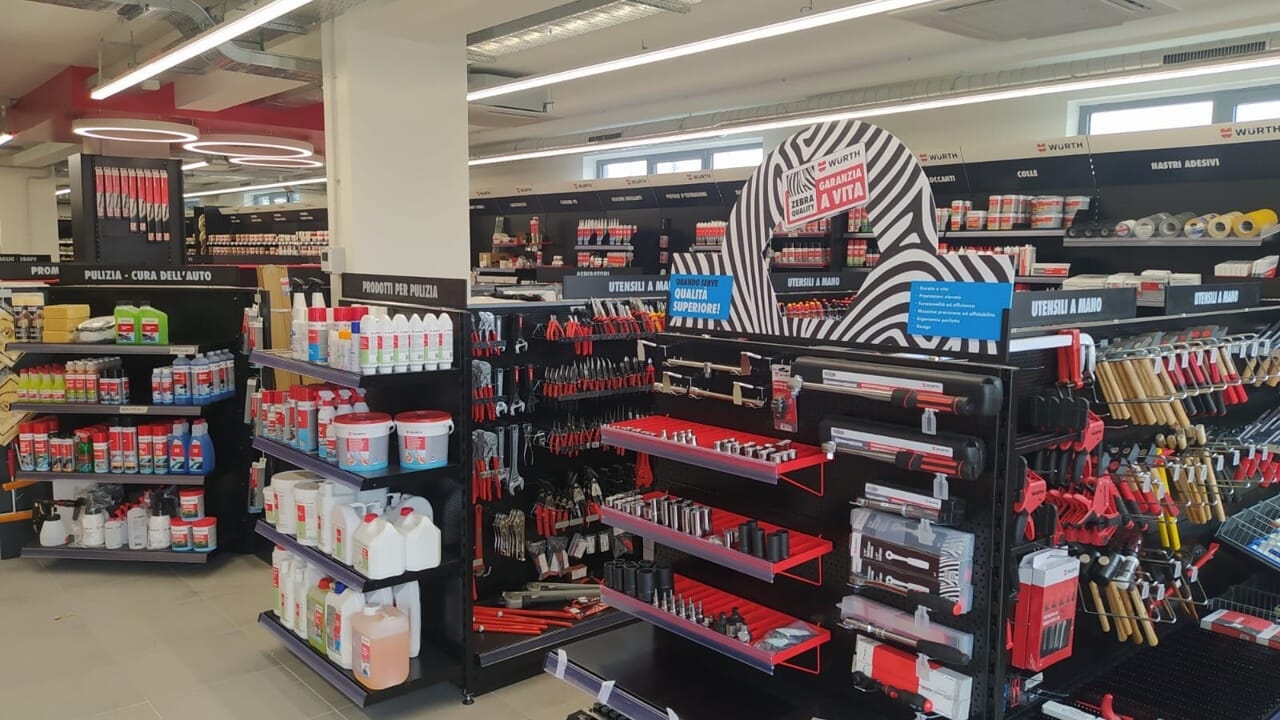 è arrivato Würth Store, il negozio dell'artigiano già presente con un altro punto vendita in provincia