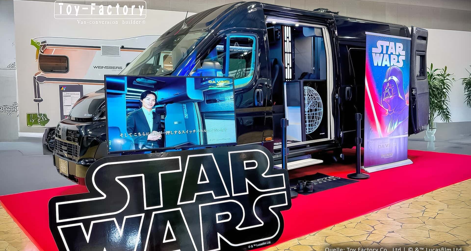 la Morte Nera di Darth Vader su ruote