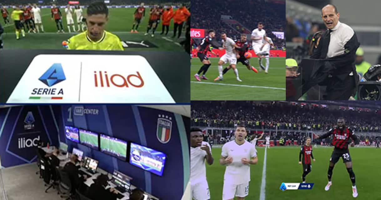 Milan Lazio, dal rigore negato all'espulsione di Allegri. La ricostruzione. Foto