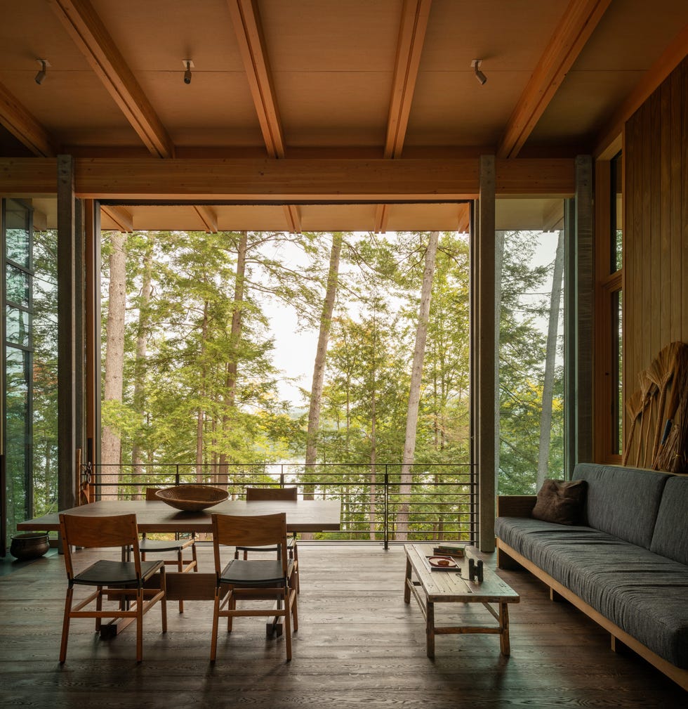 Olson Kundig camp house olson kundig camp house dining area