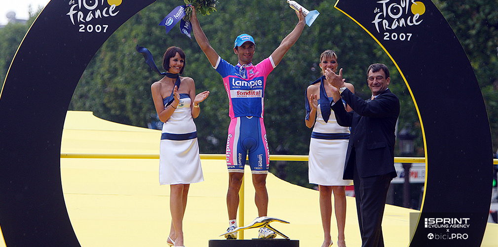 Tour de France 2007, Parigi, Campi Elisi, podio, Daniele Bennati