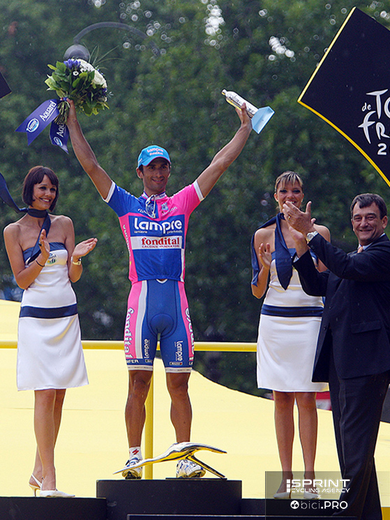 Tour de France 2007, Parigi, Campi Elisi, podio, Daniele Bennati
