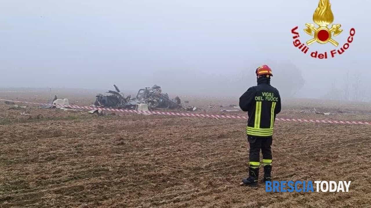 Elicottero precipitato nelle campagne tra Fiesse e Casalromano, morto uomo di 56 anni