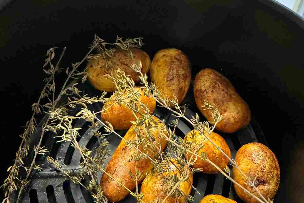 patate in friggitrice