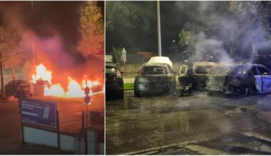 paura e tre mezzi distrutti