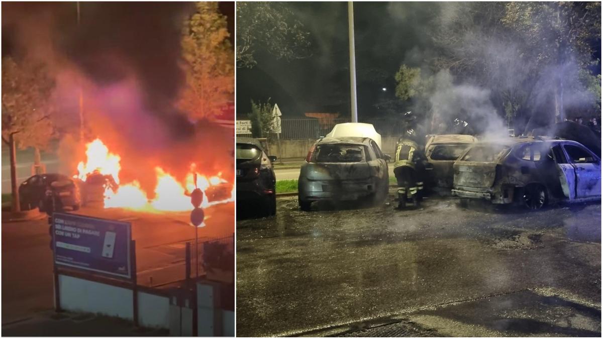 paura e tre mezzi distrutti