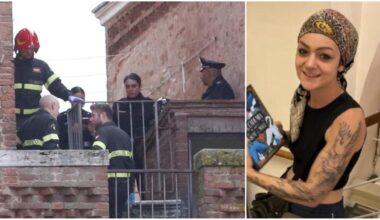 in un video la ragazza ripresa mentre sale sulla torre