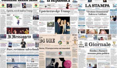 Le prime pagine dei quotidiani di oggi 13 novembre: la rassegna stampa