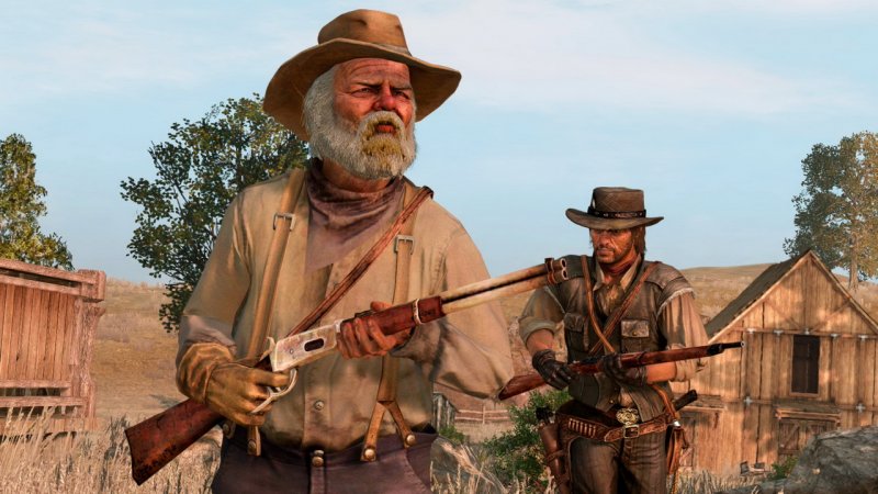 Una sequenza dalla remaster di Red Dead Redemption