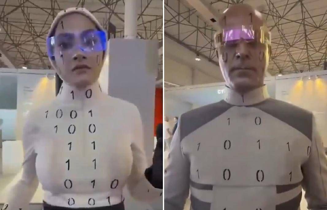 L'Iran presenta i suoi robot troppo umani, lo show imbarazzante