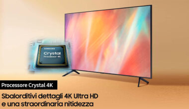 Offerta Amazon TOP: il richiestissimo Samsung Crystal 4K 2025 da 55'' scende a soli 345