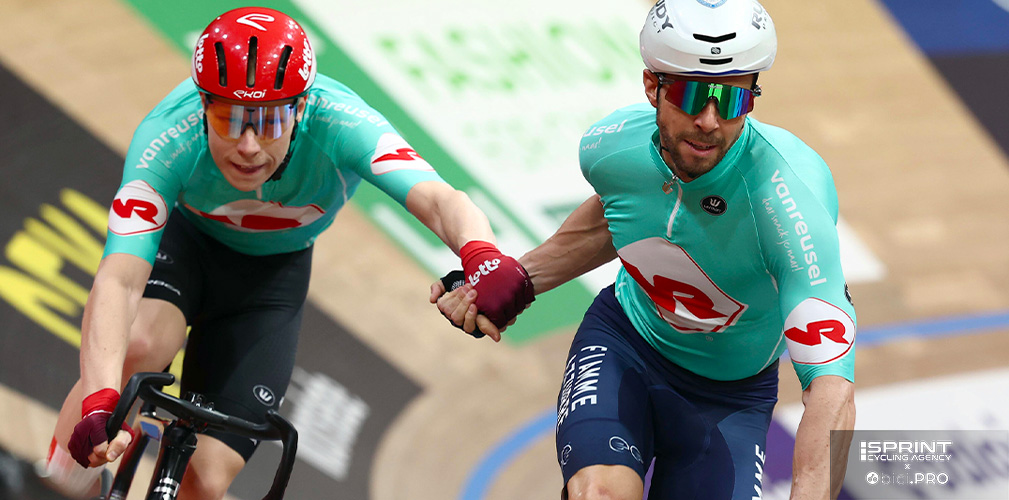 Scartezzini ha corso la Sei Giorni di Gand in coppia con Thibaut Bernard