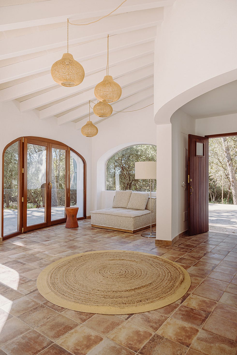 spacious interior with natural lighting and minimalist decor