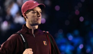 Sinner a 30 vittorie di fila indoor: è la 5^ striscia più lunga di sempre. LA CLASSIFICA