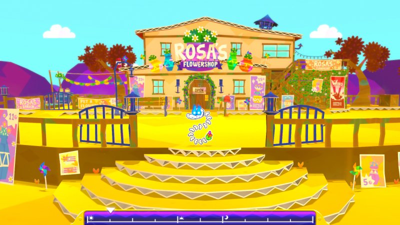 Una delle colorate ambientazioni di Kulebra and the Souls of Limbo Una delle colorate ambientazioni di Kulebra and the Souls of Limbo