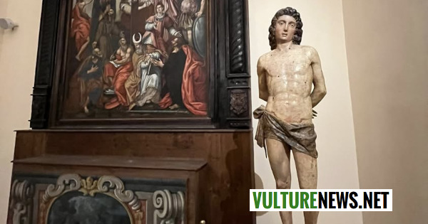 La statua lignea di San Sebastiano di Giovanni da Nola torna a Melfi, dopo quasi cinquant'anni. Ecco dove è stata posizionata