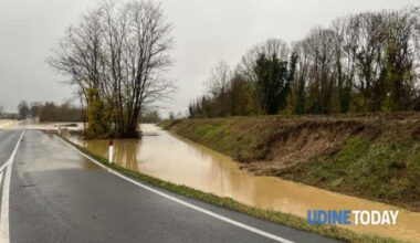 Maltempo, 17 località allagate e seconda frana a Cormons