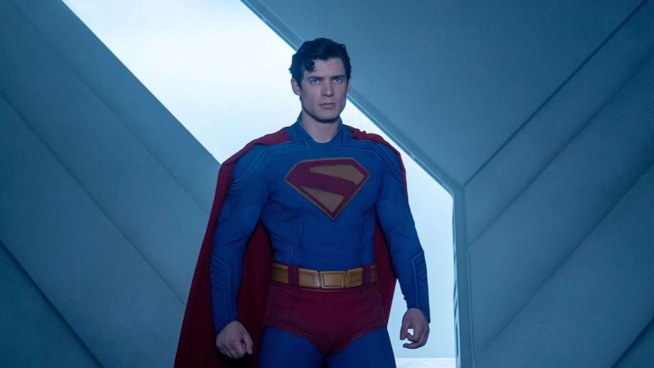 Superman: David Corenswet in una scena