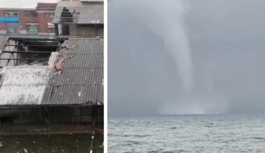 trombe d'aria e tetti scoperchiati