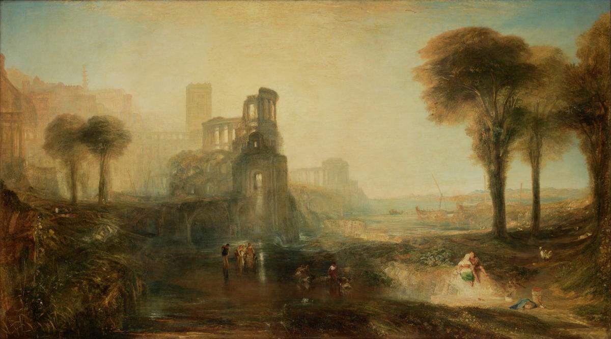 J.M.W. Turner, Caligula’s Palace and Bridge, esposto 1831. Su gentile concessione di Tate