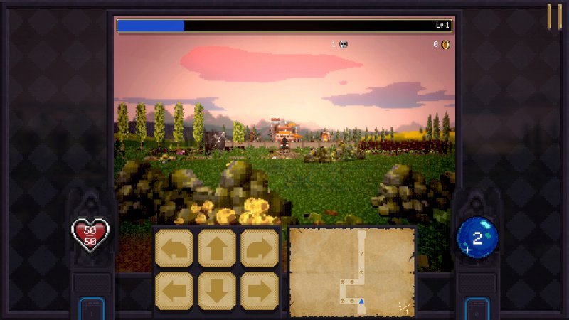 L'interfaccia è piuttosto elementare e richiama i tradizionali dungeon crawlers L'interfaccia è piuttosto elementare e richiama i tradizionali dungeon crawlers