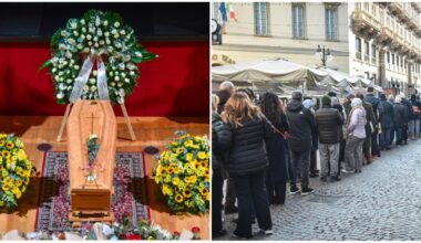 In 5 mila alla camera ardente di Ornella Vanoni, presenti anche Fazio e Segre. Il figlio: "Mamma ci lascia dopo una vita piena di musica e amore"