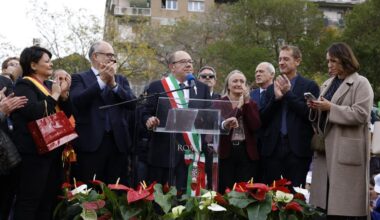 Carlo Verdone sindaco di Roma, inaugurata un'area verde a Villa Gordiani