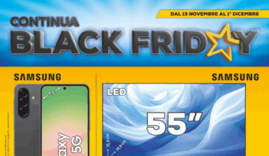 Volantino Euronics al 1° dicembre: scopri Black Friday Continua