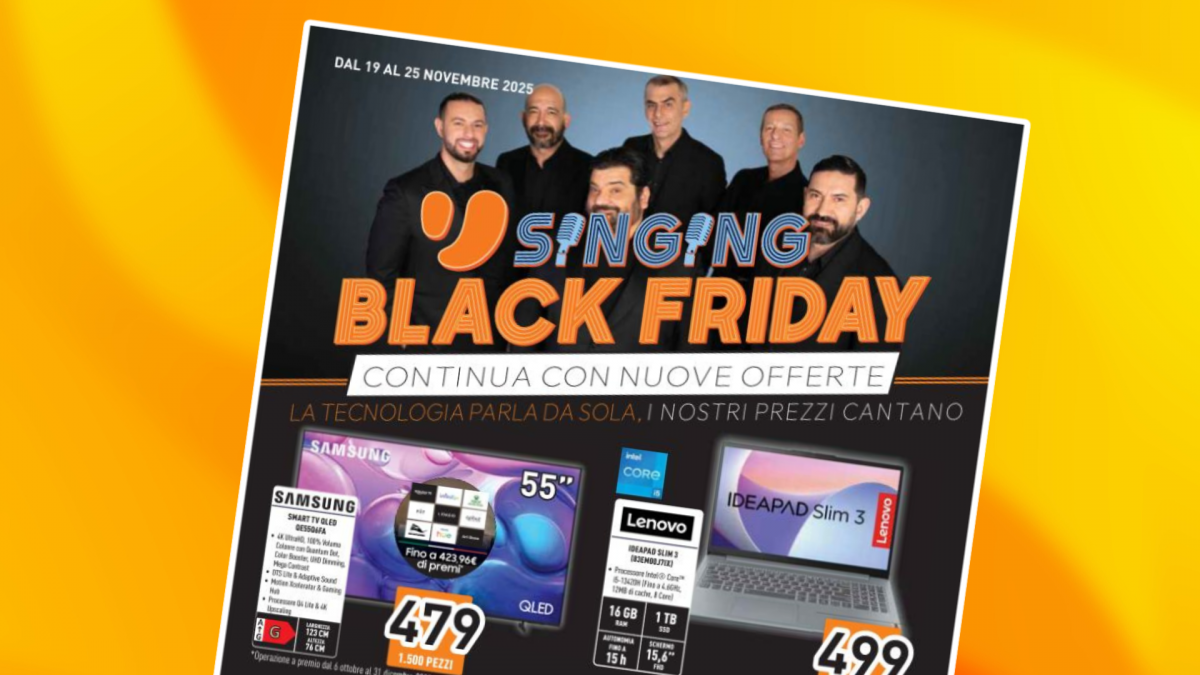 Volantino Unieuro al 25 novembre 2025: scopri il Sottocosto Black Friday