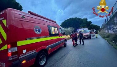 auto con neonato di 4 mesi resta intrappolata in via La Malfa