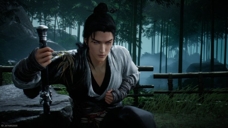 Il nostro personaggio in versione maschile in Where Winds Meet