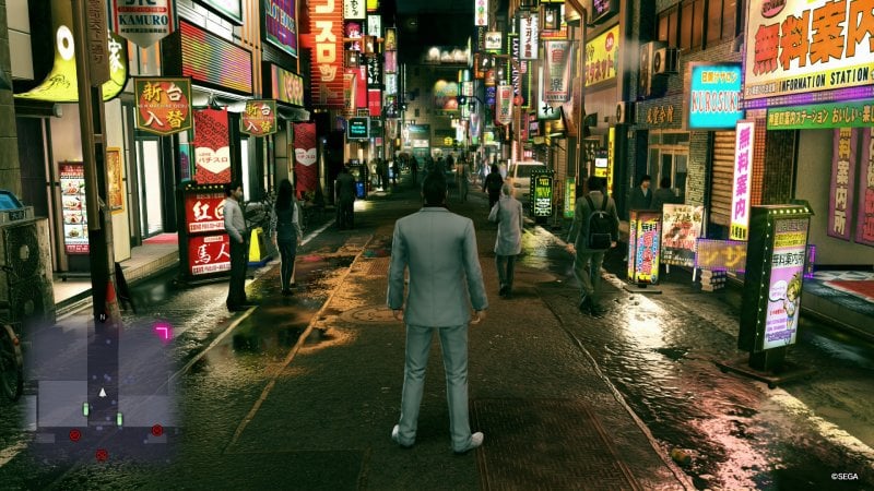 Il fascino di Kamurocho, qui in Yakuza Kiwami 2 Il fascino di Kamurocho, qui in Yakuza Kiwami 2