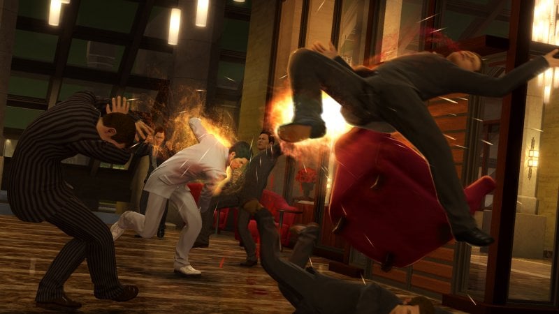 Una sequenza di combattimento di Yakuza Kiwami Una sequenza di combattimento di Yakuza Kiwami