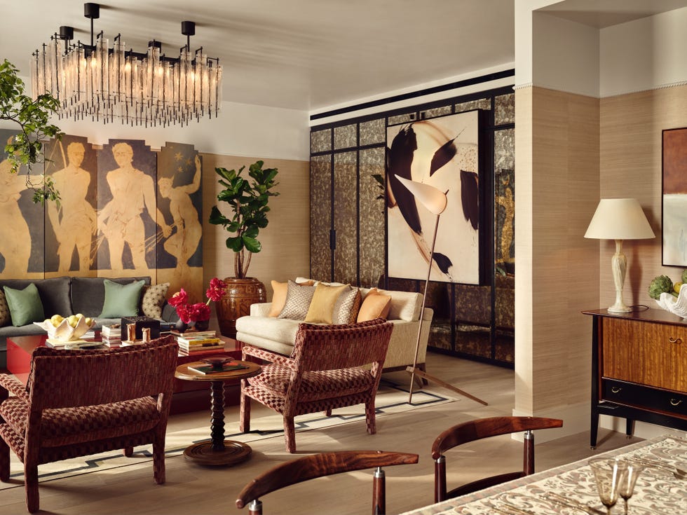 disenos locales, muebles a medida, un biombo y hasta dos terrazas, todo cabe en este sofisticado apartamento