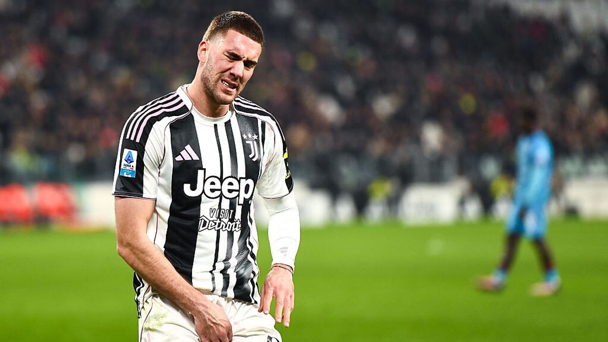 Juventus, lesione di alto grado all'adduttore per Vlahovic 