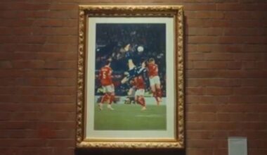 la rovesciata con la Scozia diventa un quadro alla National Gallery