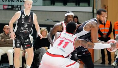 Basket serie A, Bertram Tortona sconfigge Reggio Emilia grazie alla difesa