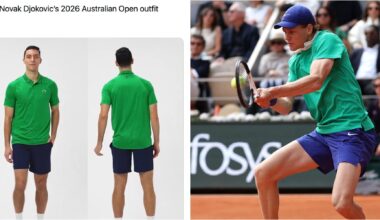 la curiosa indiscrezione sull'outfit all'Australian Open