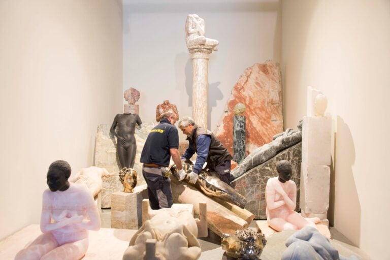 Codice Italia. Vanessa Beecroft in mostra alla Biennale di Venezia 2015. Photo ©Fabio Petronilli